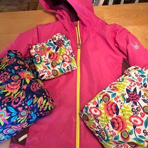 Spyder Girls Ski Jacket (size L 14-16)